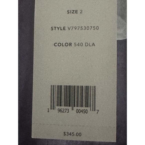 Vince paneled satin skirt in lilac size 4 midi - Picture 8 of 9